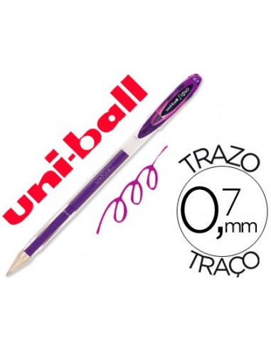 Boligrafo uni-ball roller um-120 signo 0,7 mm tinta gel color violeta