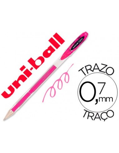 Boligrafo uni-ball roller um-120 signo 0,7 mm tinta gel color rosa