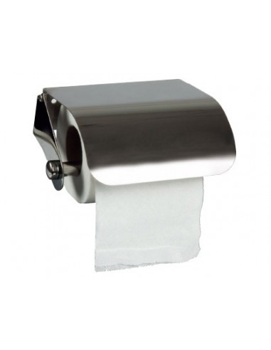 Dispensador q-connect de papel higienico acero inoxidable 122x98x45 mm