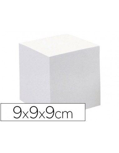 Taco papel quo vadis encolado blanco 680 hojas 100% reciclado 90 g/m2 90x90x90 mm