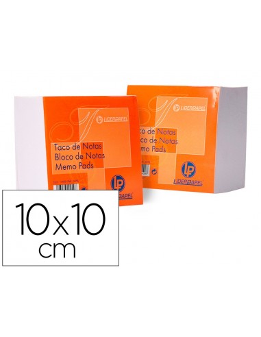 Taco papel encolado blanco -tamaño 10x10x6 (2 paquetes retractilados)